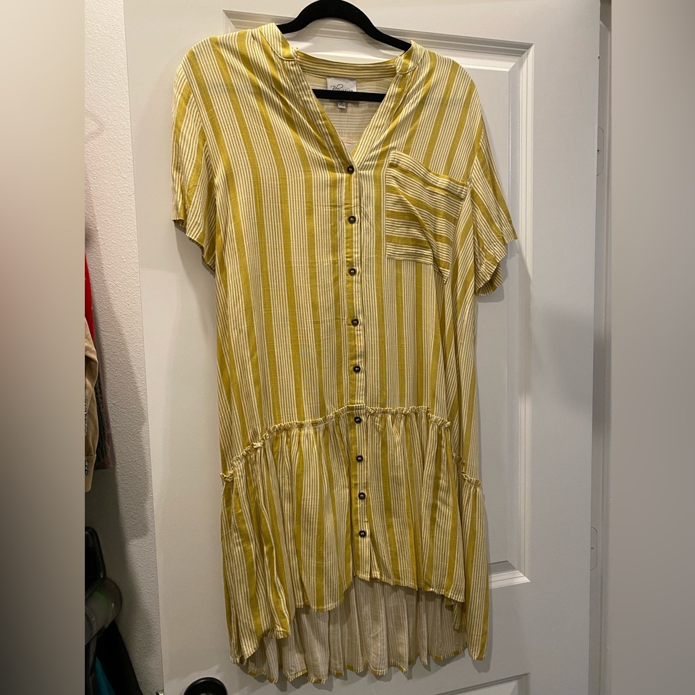 Gold yellow dress